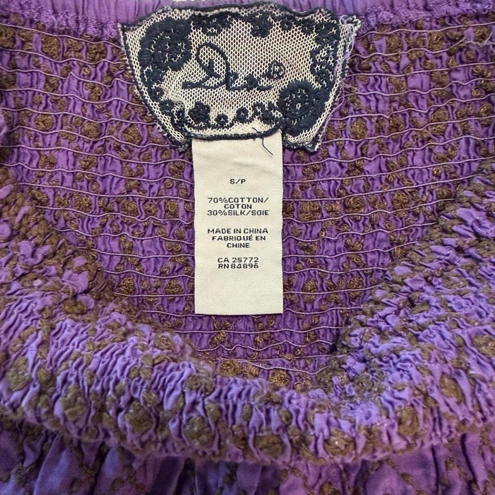Smocked Cottage Style Blouse